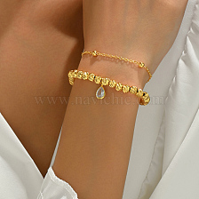 Fashionable Adjustable Women's Bracelet with Classic Design and Zircon Inlay