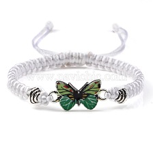 Princess Butterfly Bracelet Handmade Adjustable Jewelry Weave Drip Glue Craft.