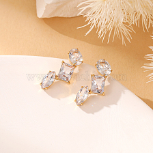 Elegant European Style Stainless Steel Gold-Plated Jewelry Set for Women