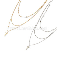 925 Sterling Silver 3 Layer Necklaces