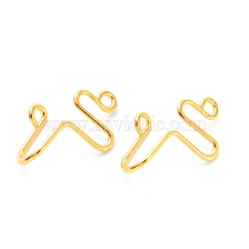 Brass Nose Rings, Nose Cuff Non Piercing, Clip on Nose Ring for Women Men, Curve