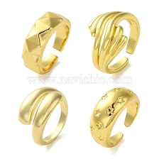 Brass Rings, Real 18K Gold Plated