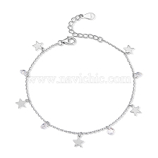 S925 Silver Zircon Star Bracelet Halloween Daily Fashion Accessory.