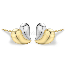 S925 Sterling Silver Heart Stud Earrings, Fashionable and Sweet