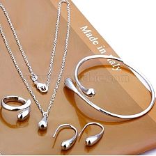 1 Set Fashion Solid Color Alloy Metal Women'S Jewelry Set