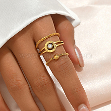 Stainless Steel Classic Roman Numeral Ring, Timeless and Fashionable.