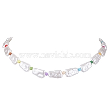 Plastic Imitation Pearl with Acrylic Beaded Necklaces for Women