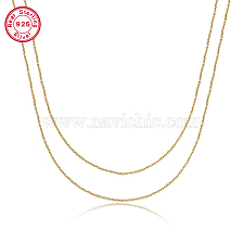 S925 Silver Double-layer Necklace: Stylish and Versatile Jewelry for Men and Women