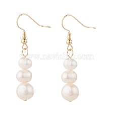 Natural Pearl Beads Dangle Earrings for Women