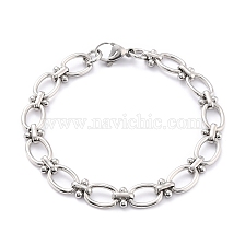 304 Stainless Steel Link Chain Bracelet for Men Women