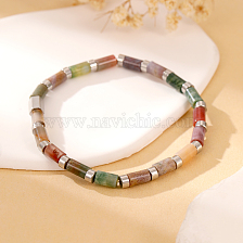 Stainless Steel Natural Stone Bracelet for Holiday Daily Wear Matching