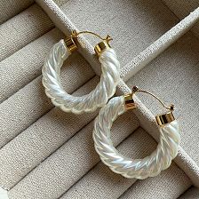 1 Pair Elegant Modern Style Geometric Plating Brass Earrings