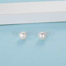 925 Silver Pearl Earrings for Daily Party Date Banquet Outfit