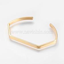 Brass Cuff Bangles, Wave