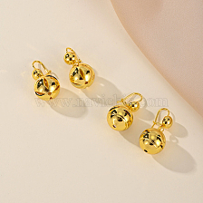 Vintage Hollow Round Bead Earrings, Simple and Versatile for Women.