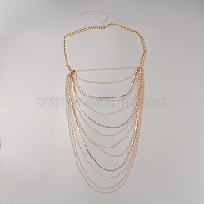 Iron Tassel Body Chain, Multi Layer Chains Necklace Sexy Shoulder Bra Body Chain