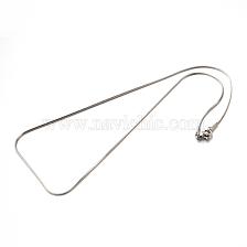 304 Stainless Steel Snake Chain Necklaces