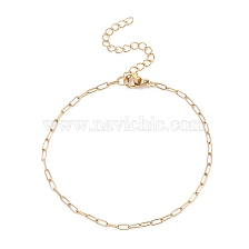 304 Stainless Steel Paperclip Chains Bracelet for Women