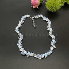 Natural Stone Crystal Necklace Irregular Stone Collar Creative Stone Necklace Female.