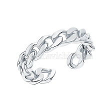 Classic S925 Silver Gold Chain Ring, Fashionable Daily Halloween Accessory.