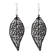 Simple Retro Alloy Leaf Froste Fashion Earrings Wholesale Nihaojewely