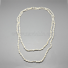 Sea Shell Beaded Multi-strand Necklaces, Double Layer Necklaces