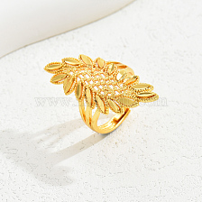 Fashionable European and American Style Wheat Lucky Ring for Women.