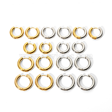 Simple and Elegant Stainless Steel Ear Hoop Earrings for Fashionistas