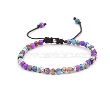 4mm Emperor Stone Friendship Couple Yoga Bracelet Jewelry Gift.