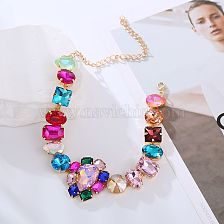 Lady Irregular Alloy Inlay Rhinestones Women's Necklace