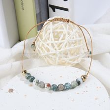 Retro Geometric Stone Bracelets 1 Piece