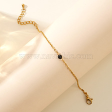 Minimalist Fashion Gold-Plated Semi-Precious Stone Women's Bracelet