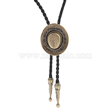 Alloy Pendants Lariat Necklaces, Bolo Tie