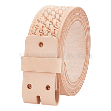 Cowhide Leather Women's Waist Belt Strap Accessories, Flat