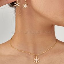 Elegant Snowflake Jewelry Set for Daily Wear, Parties, and Valentine's Day