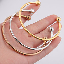 Stainless Steel Open Ball Bracelet for DIY Bracelet Matching