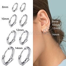 Simple  Stainless Steel Earrings