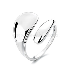 Elegant Double Layer Geometric Silver Ring for Daily Wear and Parties