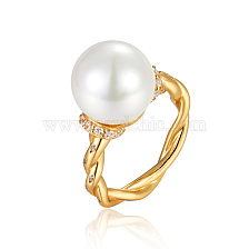 Fashionable S925 Silver Pearl Ring with Unique Design and Luxury Feel