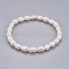 Natural Pearl Beads Stretch Bracelets