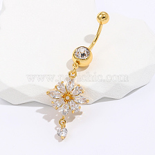 Fashionable Sexy Zircon Belly Button Ring