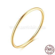 925 Sterling Silver Thin Finger Rings, Stackable Plain Band Ring for Women, with S925 Stamp, for Mother's Day