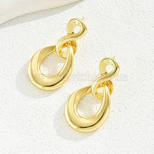 Fashionable Vintage Geometric Symbol Irregular Circle Earrings for Women Party Wear