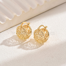 Fashionable Casual Geometric Earrings for Women, Gold Plated, Simple and Versatile