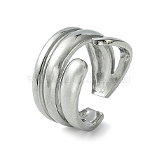 304 Stainless Steel Open Cuff Ring