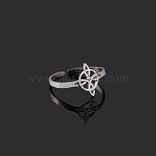 Fashion Alloy Hollow Out Unisex Open Ring 1 Piece